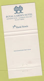 Matchbook Cover - Gallery Bar Kensington London UK 30 Strike