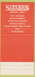 Matchbook Cover - Superior Switchboard Devices Canton OH Paris TX 30 Strike