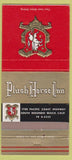 Matchbook Cover - Plush Horse Inn South Redondo Beach CA 30 Strike