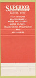 Matchbook Cover - Superior Switchboard Devices Canton OH Paris TX 30 Strike