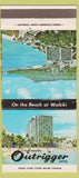 Matchbook Cover - Outrigger Waikiki HI 30 Strike