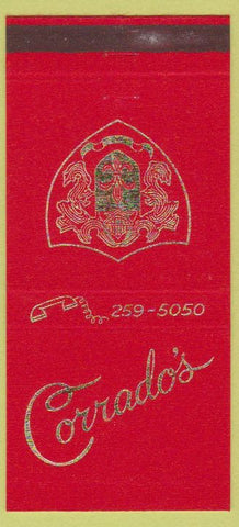 Matchbook Cover - Corrado's Arlington Heights IL 30 Strike