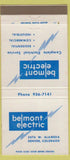 Matchbook Cover - Belmont Electric Denver CO 30 Strike