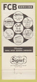 Matchbook Cover - 1st County National Bank Woodbury NJ 30 Strike