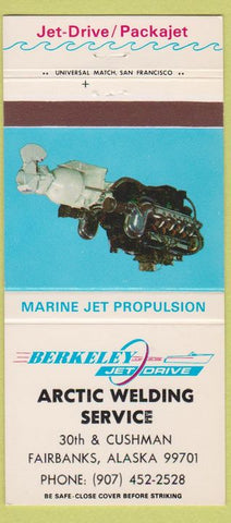 Matchbook Cover - Arctic Welding Service Fairbanks AK 30 Strike