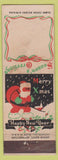 Matchbook Cover - Arrow Christmas Santa BLANK