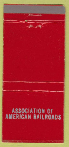 Matchbook Cover - Assoc of American Railroads Mr. Joe's St Paul MN 30 Strike