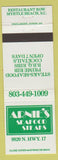 Matchbook Cover - Arnie's Seafood Steaks Myrtle Beach SC